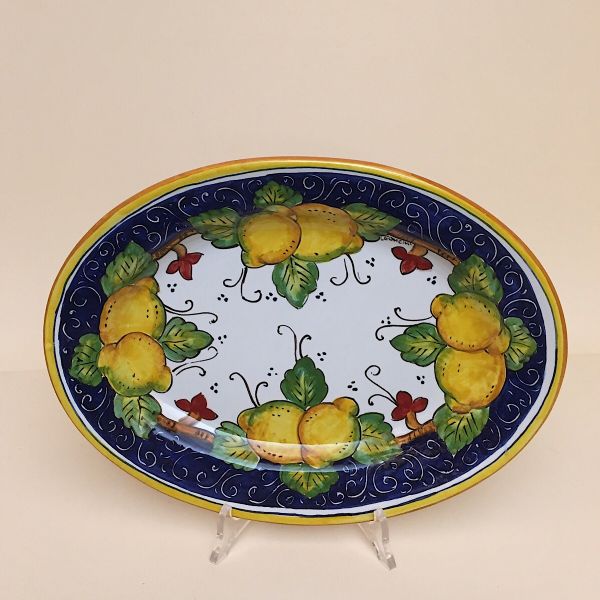 OVAL SERVING TRAY CM.42L, LIMONI COSIMO